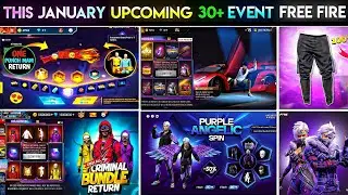 Upcoming Events in Free Fire 🤯🥳| Free Fire New Event | Ff New Event | New Event Ff
