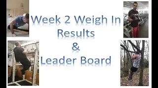 Aussie Fitness Challenge Week 2 Weigh in & Results
