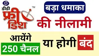 Dd free dish E Auction | New Channels Coming soon on dd free dish | dd dth | dth free dish