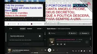 2 SINGOL  PORTOGHESE POLITICA CANTA ANGELO PICONE, DEUS DECRETOU