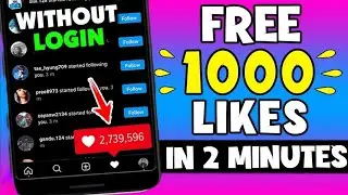 How to Increase Free Likes on Instagram 2025 - How to Get Free Instagram likes - Instagram Likes