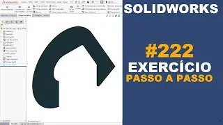 SOLIDWORKS | EXERCÍCIO 222 - CHAPA CORTADA DE 780x617x1,5mm #solidworks