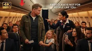 SingleDadWasKicked Outof First Class by a FlightAttendant One Minute LaterShe Was on HerKneesBegging