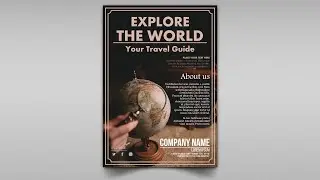 Magazine Cover / Brochure Cover Design in Affinity Publisher Software