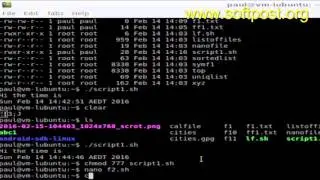 How to execute a shell script in Debian