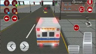 Ambulance City Rescue Simulator &ndash; 911 US Emergency Ambulance Driving 3D! - Android Gameplay
