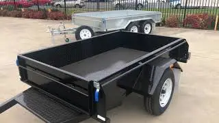 MODERN TRAILER 7x4 single axle trailer 750kg