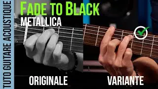 Apprendre l'Intro de Fade to Black (Metallica) à la Guitare Classique - Tutoriel Arpège Facile