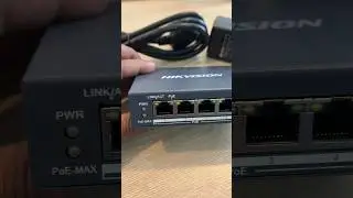 HIKVISION 4+1 port PoE Switch DS-3E0505P-E/M #hikvision #poeswitch #ipcam #technology