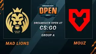CS:GO - MAD Lions vs. MOUZ [Dust2] Map 1 - DreamHack Open 47 - Group A