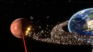 Planet particle rings 2 (still WIP) : particle bombardment