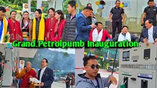 Petrol pump opening ceremony 🥰 MLA Shri Namgey Tsering ne Inauguration kardi 🙏🙏 Team Khela Huwe 🥰🥰