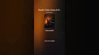 Handel Violin Sonata In D-Larghetto