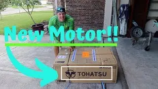 Новый мотор + микрополюсный двигатель Power-Pole на Solo Skiff!! (Tohatsu 6 л.с.)