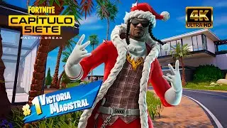 SANTA DOGG DESPIDIENDO EL 2025 FORTNITE CAPITULO 7 VICTORIA MAGISTRAL