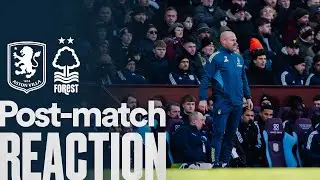 Sean Dyche's Reaction 🗣️ | Aston Villa 3-1 Nottingham Forest | Premier League