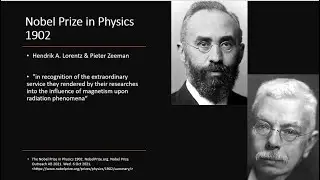 1902 Nobel Prize in Physics Lecture