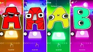 Red Alphabet Lore Designs - A 🆚 Alphabet Lore Spanish - A 🆚 B.  Who Is Best?🎵 Tell We? 😍