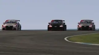 Audi RS3 LMS 2017 Racing at Donington Park
