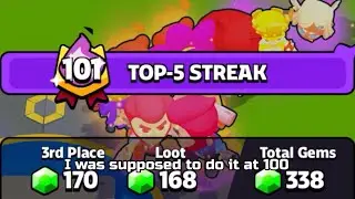 Reaching a streak of 101 in Squad Busters