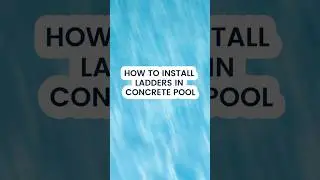 Easy Pool Ladder Setup - Fast & Easy Ladder Installation Tips💦 #poolaccessories #swimmingpoolproduct