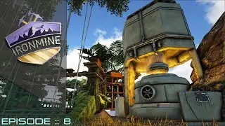 ARK SURVIVAL EVOLVED | BASE BUILDING THE FORGE! | Ep 8 (IRONMINE CLUSTER RAGNAROK)