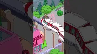 Monorail, Monorail&hellip;.MONORAIL! The Simpsons love a monorail!