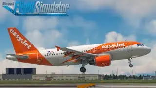 EasyJet Fenix A319 Landing at Milan Malpensa | FS2020