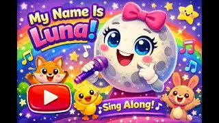 Sing With Luna 🎶 | Happy Kids Song | AmeLuna