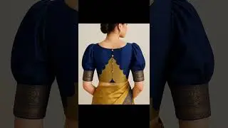 blouse back neck designs #blousedesign #beautyful #stailor #trend #youtuber #womensclothing