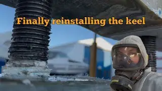 Finally reinstaling the keel - And finding more hidden damaged