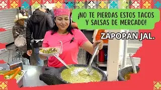 ¡NO te pierdas estos TACOS y SALSAS de mercado! 😋👀