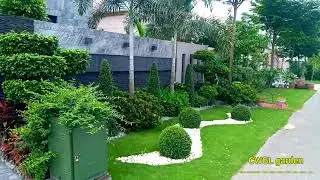 Modern Garden design in DHA #Lahore Beautiful Landscaping Ideas Pakistan #Creative #garden #Ideas