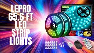 Lepro 65.6ft LED Strip Lights- Review