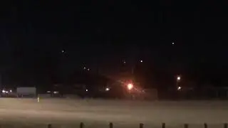 Eight Red baby planes or what people call UFO's in formation at brother Carey Muhammad house.