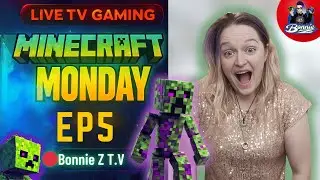 🖥️Minecraft Monday - Building The ULTIMATE Survival Base 🔴 | Bonnie Z TV