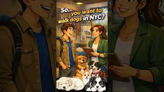 🎬 Situation: Job Interview &ndash; Dog Walker in New York #englishlearning #englishlanguage #dialogue