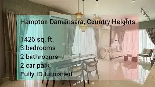Hampton Damansara (For Rent):  1426 sqft, 3 bedder