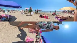 😱🔥😍 Summer Beach Vibes | Beautiful Girls Walking on Beach 🌊