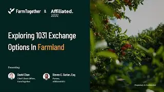 Exploring 1031 Exchange Options in Farmland