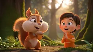 Where Did Baby Squirrel Hide the Shiny Nut | Funny Toddler Song | Kids Rhymes