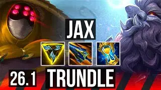 JAX vs TRUNDLE (TOP) | NA Challenger | 26.1