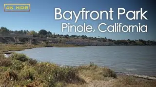 Relaxing Ambiance: San Pablo Bay from Bayfront Park in Pinole California in 4K UHD HDR