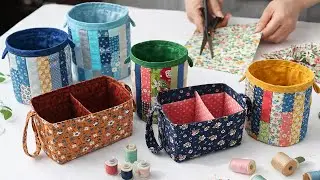 2 Useful Items from Fabric Scraps | Easy Sewing Projects | Easy Patchwork