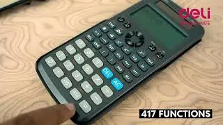 Deli Scientific Calculator | 417 Functions Textbook Display ANS Function | D991ES