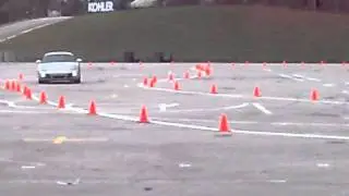 Dave Wick in a Porsche Cayman