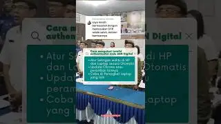 Cara Mengatasi Invalid Authenticator Code di ASN Digital #asn #asndigital