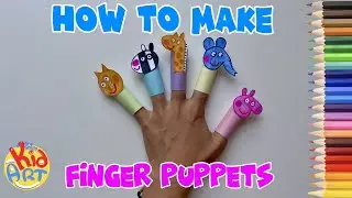 How to Make Peppa Pig & Friends Finger Puppets | Fun Paper Craft for Kids | DIY Tutorial