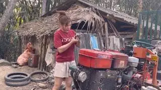 Unbelievable Talented 18-Year-Old Genius Girl Repairs and Restores a Non-Running Tractor Engine