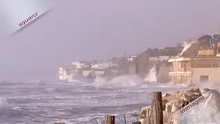 Erosione, la mareggiata devasta Anzio e Nettuno